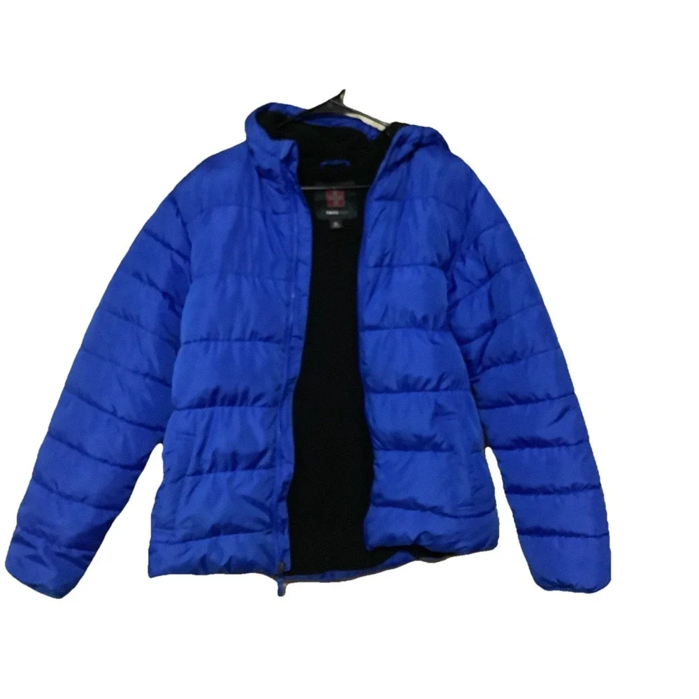Swiss Tech Kid's Winter Puffer Jacket‎ Size XXL 18 Blue Performance Gear